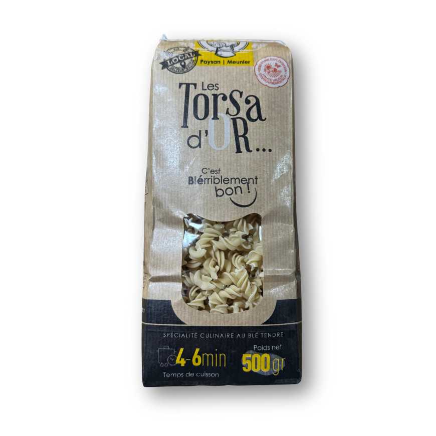 Pâtes sèches artisanales "Les torsa d'or" - 500 g