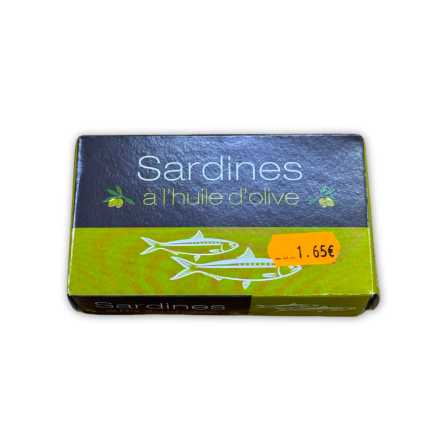 Sardines à l'huile d'olive - 125 g