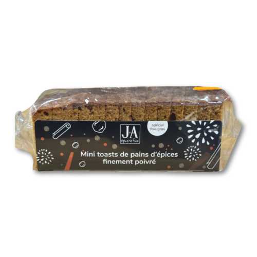 Mini toasts de pains d'épices finement poivré - 150 g