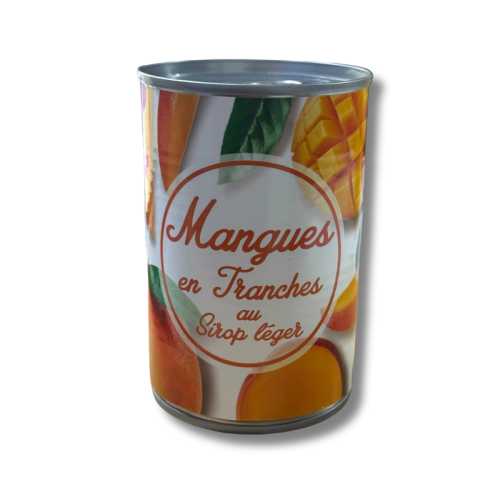 Mangue en tranches au sirop...