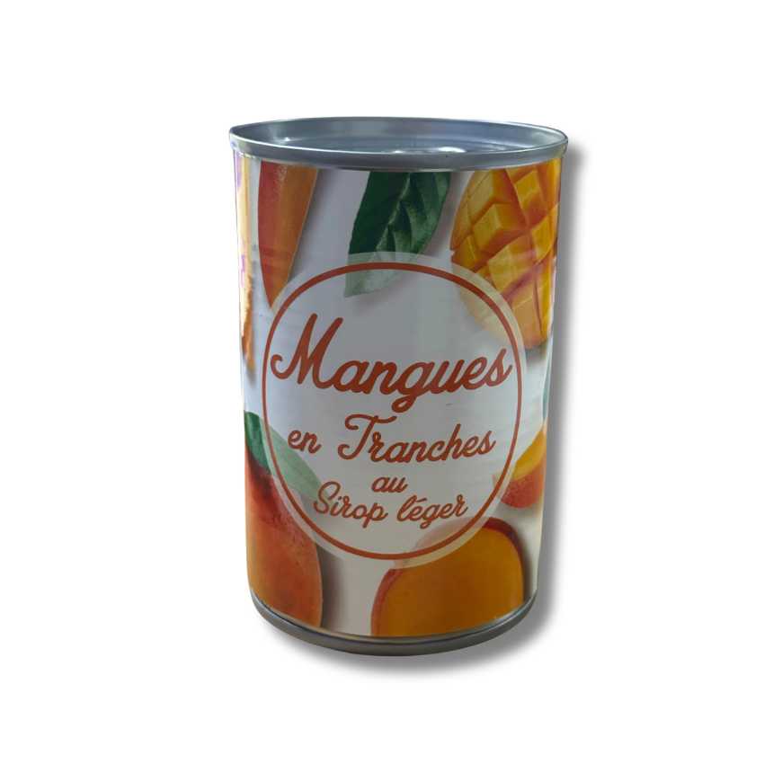 Mangue en tranches au sirop léger - 440 ml